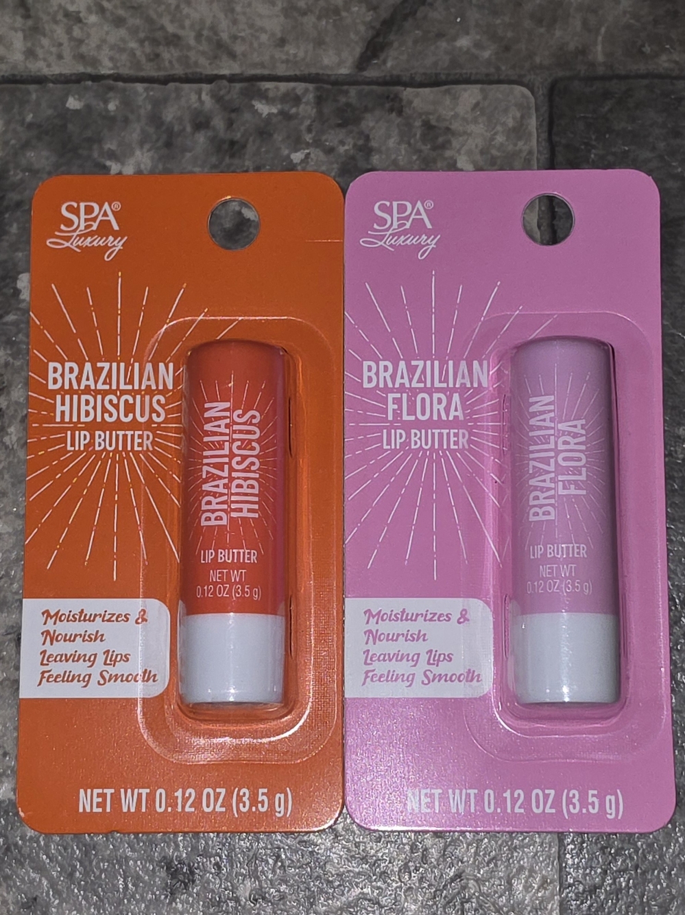 Brazilian Hibiscus & Brazilian Flora Lip Butter Duo - 0.12oz BNIB